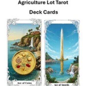 agriculture lot tarot deck 78 cards